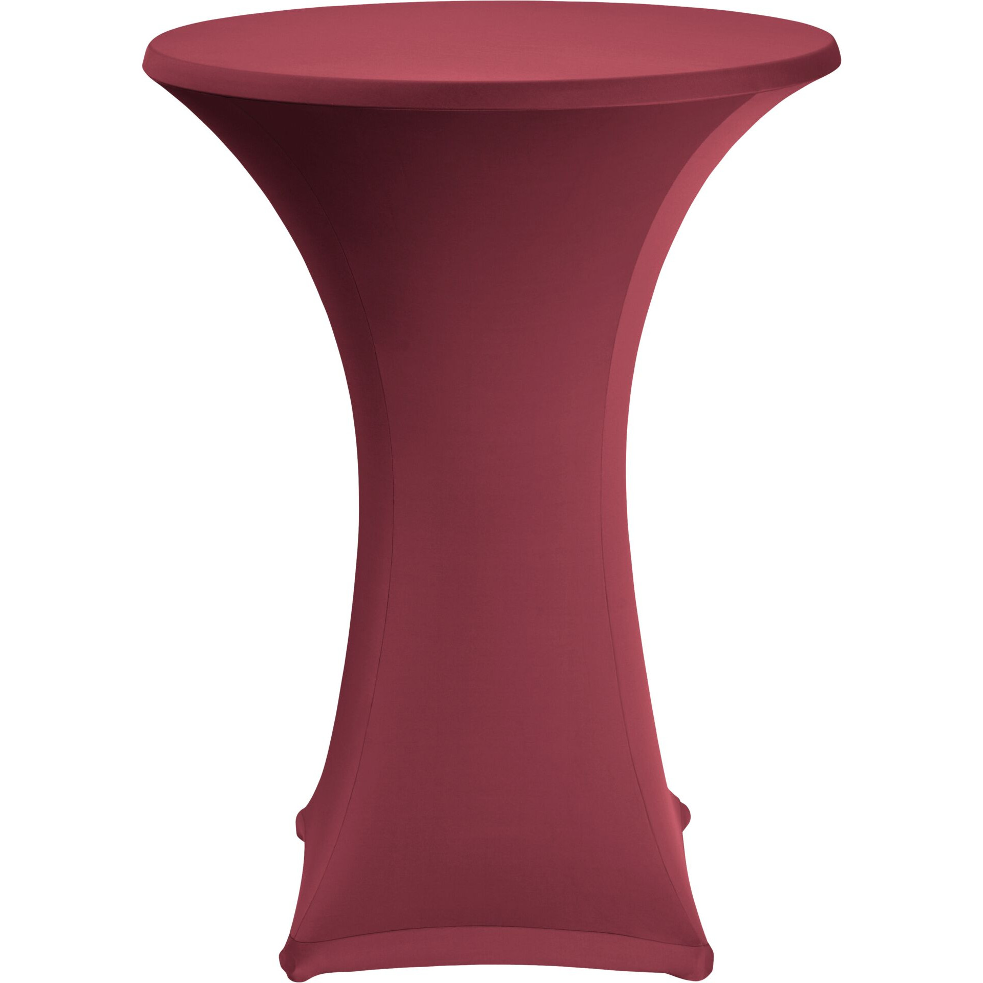 Stehtischbezug Ø 70 cm bordeaux